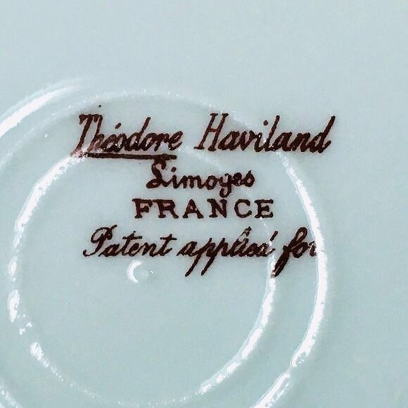 Theodore Haviland Simonges Saucer for Chocolate Cup - Picture 5 of 5